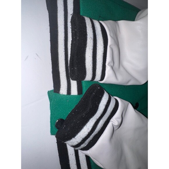 Chillipop Girl’s woolen Varsity letter jacket,
streatwear, green jacket sz 10/12 - Picture 12 of 12